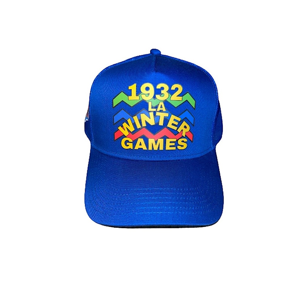 1932 LA Winter Games Trucker Hat Royal Blue